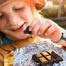 Load image into Gallery viewer, Rhino in Bloom, Dark Chocolate Orange & Popping Candy Pieces