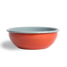Load image into Gallery viewer, 24 oz Cereal Bowl: Blue & Brown