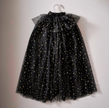 Load image into Gallery viewer, BLACK & GOLD witches cape