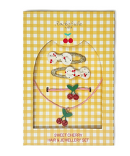 Load image into Gallery viewer, Sweet Cherry Hair & Jewellery Set
