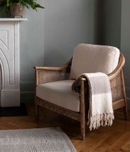 Load image into Gallery viewer, NATURAL LEIGH Wide Stripe Natural Throw