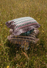 Load image into Gallery viewer, Cotton Cushion Cover in Pink Harlequin
