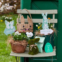 Load image into Gallery viewer, Spring Bunny Recycled Paper Bunny Shaped Basket