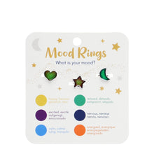 Load image into Gallery viewer, Mood Rings (Set of 3) - Heart, Star &amp; Moon