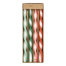 Load image into Gallery viewer, Assorted Stripe Twist Candles