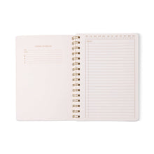 Load image into Gallery viewer, DesignWorks Ink Tulip A5 Twin Wire Notebook - Blue Lattice