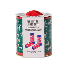 Load image into Gallery viewer, Gentlemen's Hardware Storage Tin &amp; Sock Set - Dogs