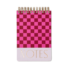 Load image into Gallery viewer, DesignWorks Ink Large Chunky Notepad - Burgundy + Pink