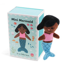 Load image into Gallery viewer, Mini soft toy in a little box - Mermaid