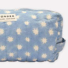Load image into Gallery viewer, Quilted Wash Bag | Cosmic | Sky