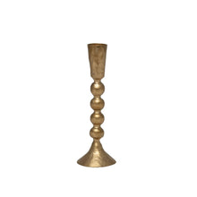 Load image into Gallery viewer, Sona Gold Coloured Candlestick Holder: Medium