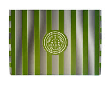 Load image into Gallery viewer, The Original Bath Pillow by Abahna® - Heritage Stripe Green