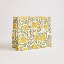 Load image into Gallery viewer, Hand Block Printed Gift Bags (Large) - Sunshine