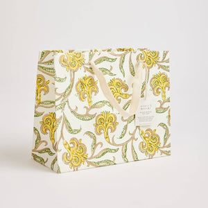 Hand Block Printed Gift Bags (Medium) - Sunshine