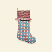 Load image into Gallery viewer, Quilted Christmas Stocking | Carousel Sky