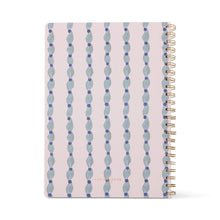Load image into Gallery viewer, DesignWorks Ink Tulip A4 Twin Wire Notebook - Wavy Blue