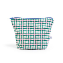 Load image into Gallery viewer, Recycled Cotton Wash Bag: Green &amp; Pink