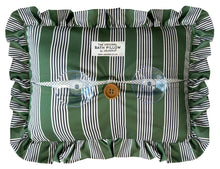 Load image into Gallery viewer, The Original Bath Pillow by Abahna® - Heritage Stripe Green