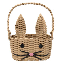 Load image into Gallery viewer, Spring Bunny Recycled Paper Bunny Shaped Basket