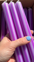 Load image into Gallery viewer, Pinstripe Candle individual: Green/blue
