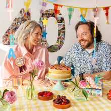 Load image into Gallery viewer, Bon Appetit Green Glass Bud Vase - 14cm