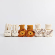 Load image into Gallery viewer, Cotton Knit Baby Slipper Socks: Rabbit