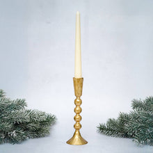 Load image into Gallery viewer, Sona Gold Coloured Candlestick Holder: Medium
