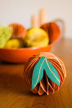 Load image into Gallery viewer, UK/EU: Orange Honeycomb Ornament
