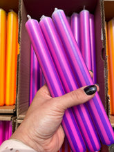 Load image into Gallery viewer, Pinstripe Candle individual: Green/blue