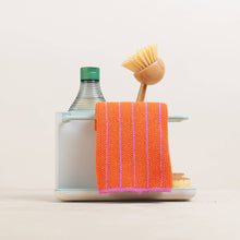 Load image into Gallery viewer, Reusable &amp; Eco-Friendly Cotton Dishcloths: Striped Pink