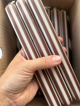 Load image into Gallery viewer, AUTUMN PINSTRIPES INDIVIDUAL : Lilac/deep red