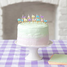 Load image into Gallery viewer, Pastel 'Happy Birthday' Candles