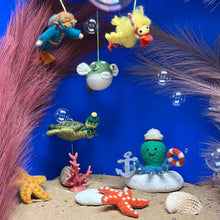 Load image into Gallery viewer, Handmade Felt Jolly Rodger the Crab Sealife Decoration