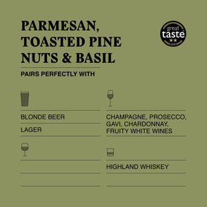 Drinks Biscuits - Parmesan Cheese & Sweet Basil 110g