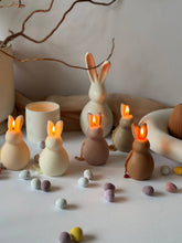 Load image into Gallery viewer, Taupe Bunny Ear Candle