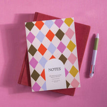 Load image into Gallery viewer, A5 Harlequin Notebook