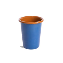 Load image into Gallery viewer, 8 oz Small Tumbler: Tomato &amp; Smoke Blue