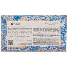Load image into Gallery viewer, Words of Wisdom, Silky Dark Colombian Chocolate Bar