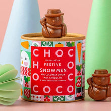 Load image into Gallery viewer, 47% Colombia Milk Chocolate Mini Snowmen Tube