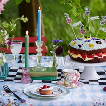 Load image into Gallery viewer, Light Green Glass Candle Holder