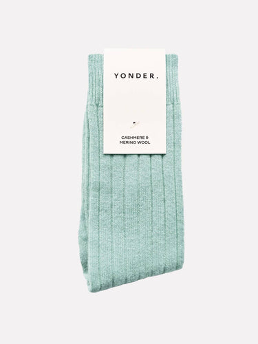 Cashmere Blend Socks | Mist