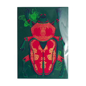 Scarab Beetle Greetings Card