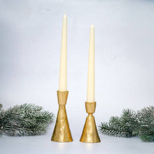 Load image into Gallery viewer, Orla Gold Coloured Metal Candlestick Holder: Medium