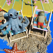 Load image into Gallery viewer, Handmade Felt Ollie the Octopus Fair trade Hanging Decor