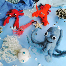Load image into Gallery viewer, Handmade Felt Ollie the Octopus Fair trade Hanging Decor