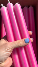 Load image into Gallery viewer, Pinstripe Candle individual: Green/blue