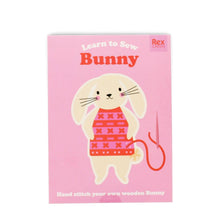 Load image into Gallery viewer, Learn To Sew Wooden Hand-Stitch Set - Bunny