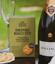 Load image into Gallery viewer, Drinks Biscuits - Parmesan Cheese &amp; Sweet Basil 110g