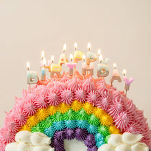 Load image into Gallery viewer, Pastel 'Happy Birthday' Candles