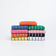 Load image into Gallery viewer, Reusable &amp; Eco-Friendly Cotton Dishcloths: Striped  Green